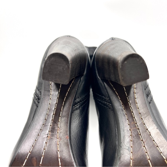 Frye Miranda Back Zip Boots Black Leather Size 8.5 - Picture 8 of 15